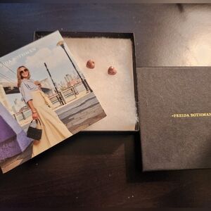 Frieda Rothman Cute Pink Heart Stud Earrings